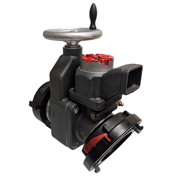 H810- 25° Elbow 4” Gate Valves with Field Adjustable Pressure Relief Valve