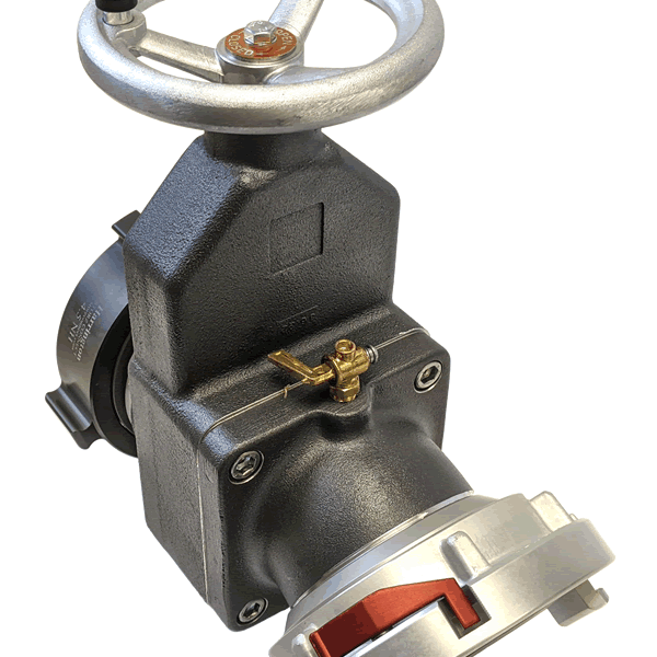 H811- 25° Elbow 4” Gate Valves