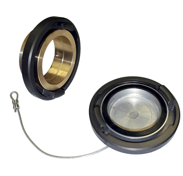 HIHS- Storz Integral Hydrant Adapter with Cap- MADE IN USA