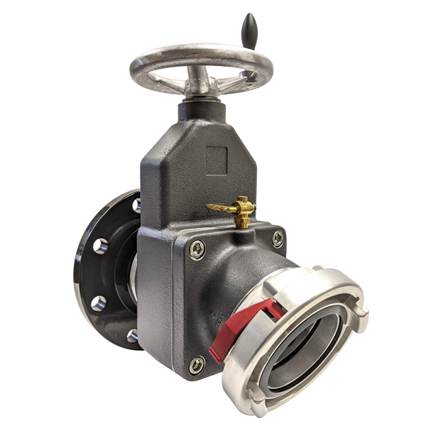 H811 – 25° Elbow 4” Gate Valves with Flange