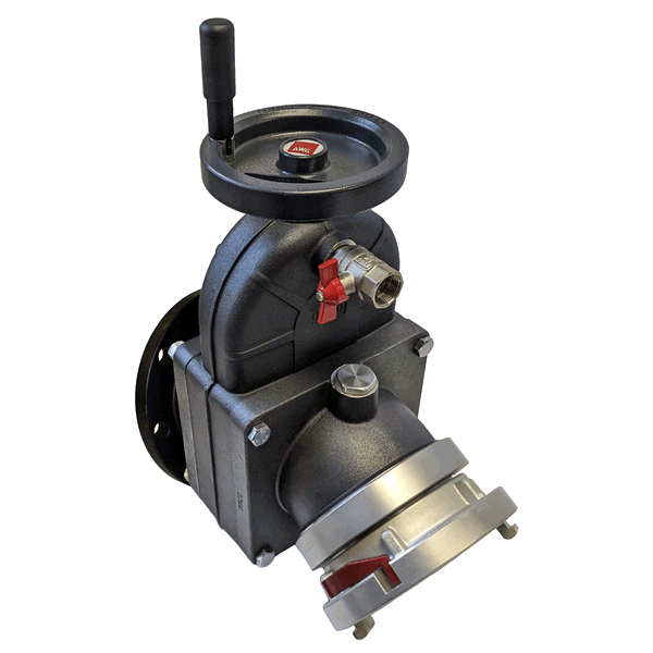 H861- 25° Elbow 6” Gate Valve with Flange
